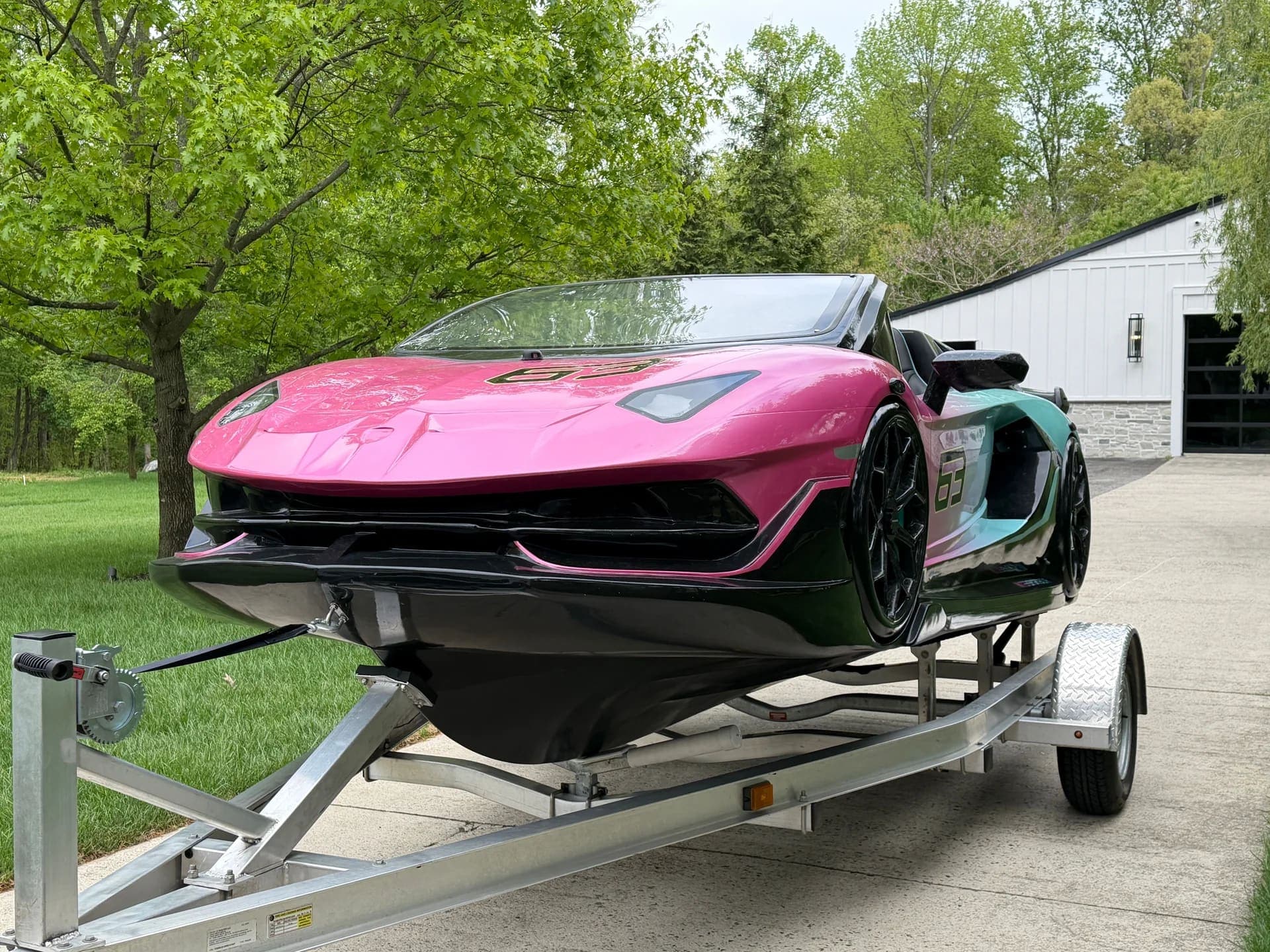 2024 LAMBORGHINI WATERSPORTS CAR SERIES L 16' YAMAHA POWER JET JL SPEAKERS RARE, view