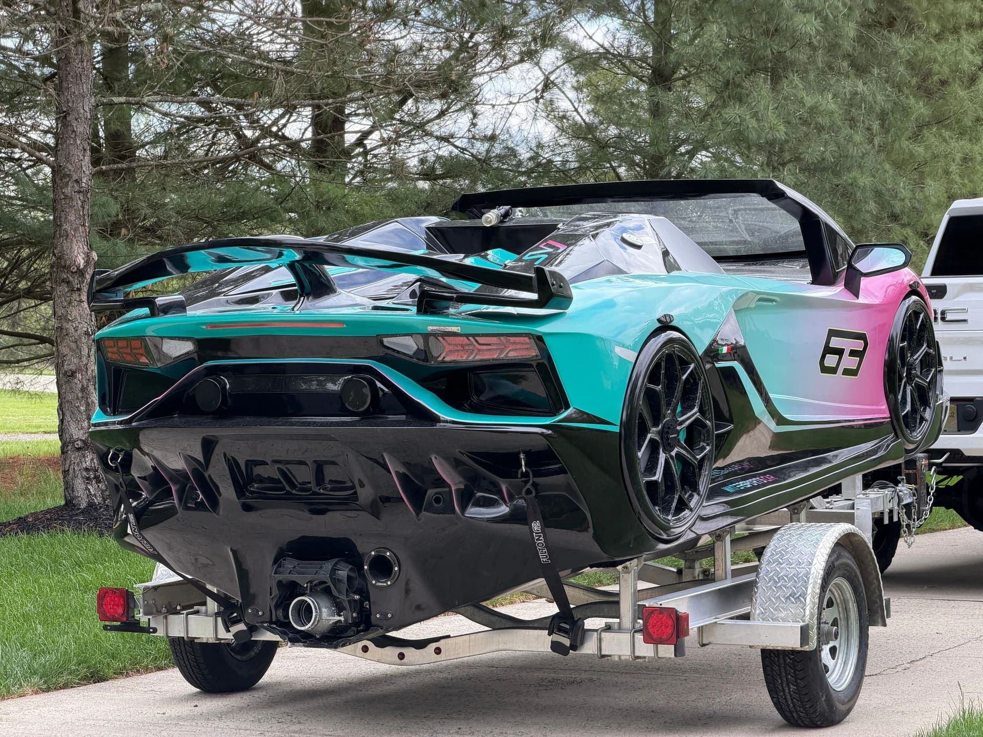 2024 LAMBORGHINI WATERSPORTS CAR SERIES L 16' YAMAHA POWER JET JL SPEAKERS RARE, view