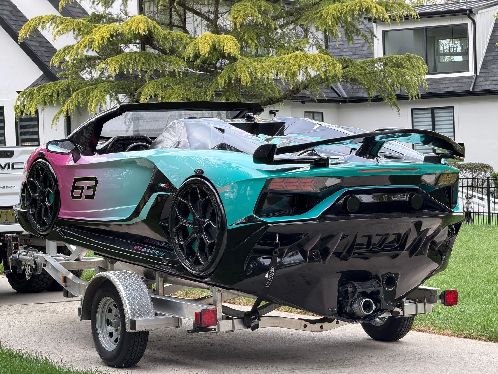 2024 LAMBORGHINI WATERSPORTS CAR SERIES L 16' YAMAHA POWER JET JL SPEAKERS RARE, view