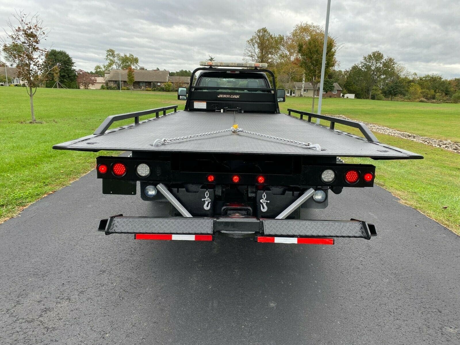 2014 FORD F550 V10 4X4 2-CAR JERR-DAN TOW ROLLBACK WHEEL LIFT, view