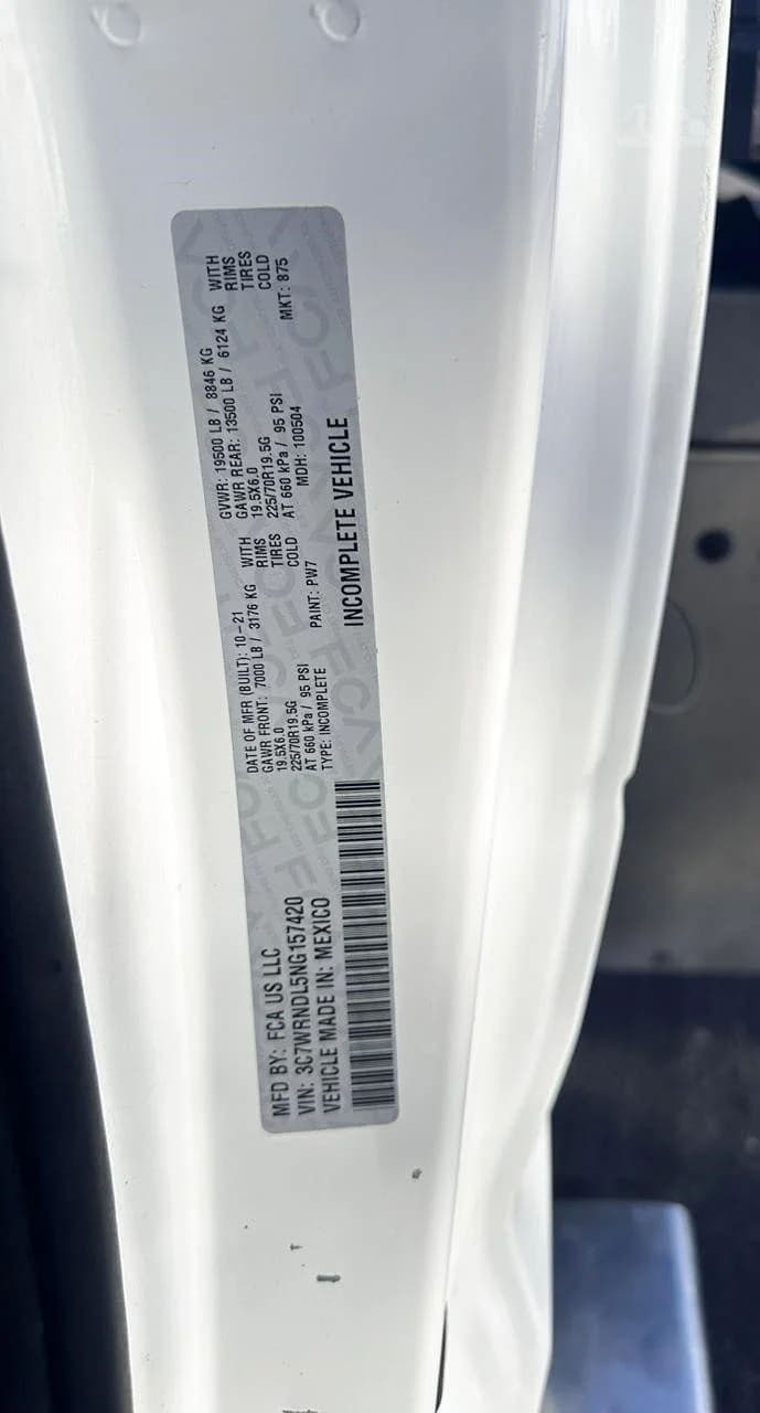 2022 Ram 5500 SLT 4x4 w/ JerrDan 6Ton Rollback Bed, view